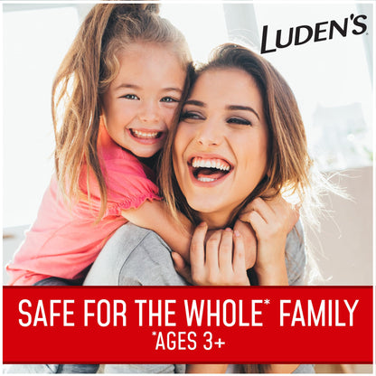 Luden's Sore Throat Relief Lozenges for Minor Everyday Irritation & Dry Mouth, Wild Cherry Flavored Drops, 30 Count - dailyvitalstore