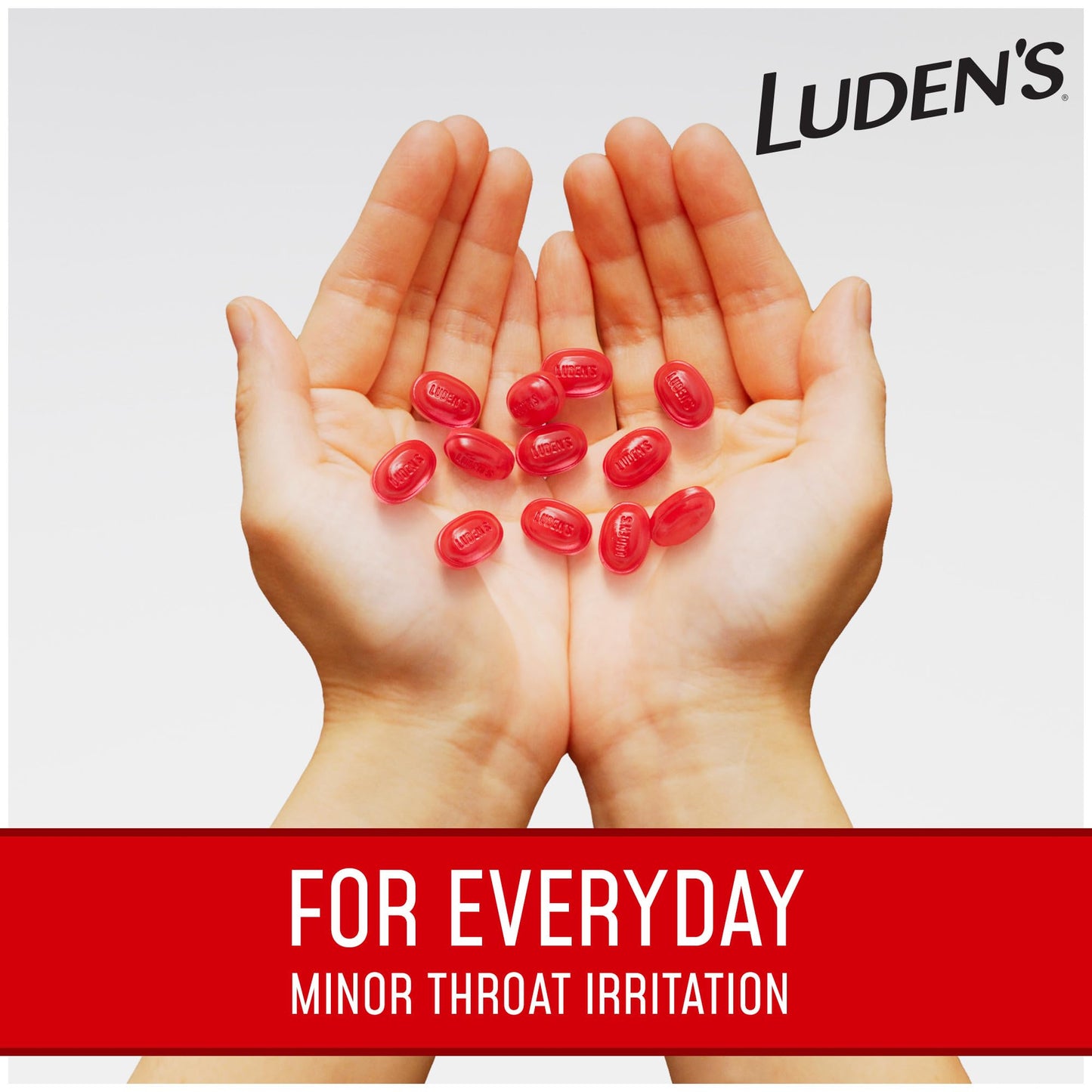 Luden's Sore Throat Relief Lozenges for Minor Everyday Irritation & Dry Mouth, Wild Cherry Flavored Drops, 30 Count - dailyvitalstore
