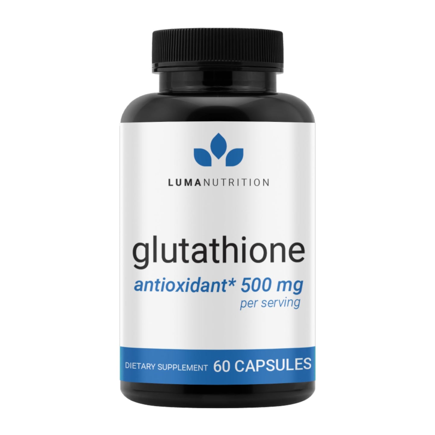 Luma Nutrition Premium Glutathione Supplement - 500mg - L-Glutathione - Antioxidant Support - dailyvitalstore