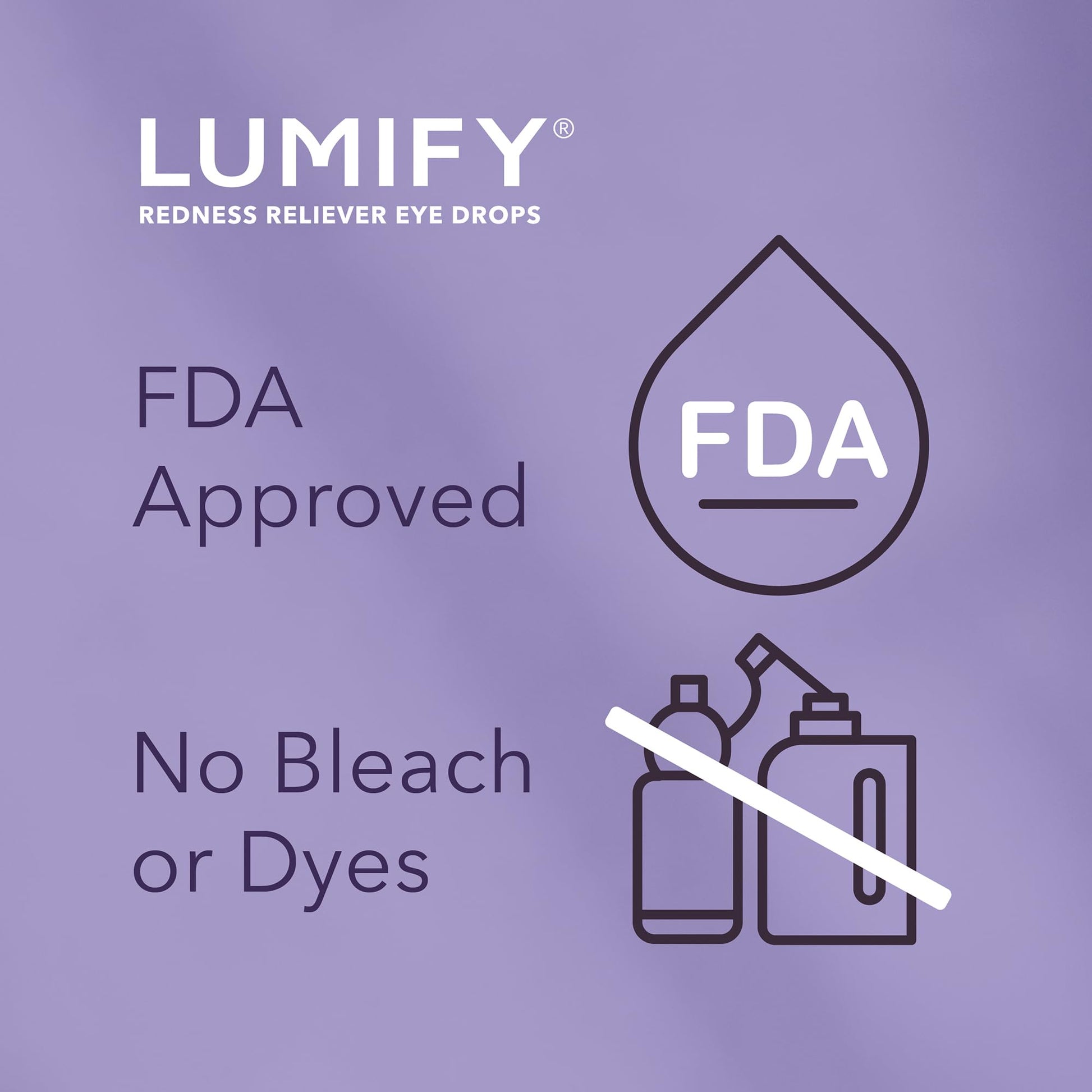 LUMIFY Eye Drops for Red Eyes, Redness Reliever for Brighter Looking Eyes, Works in 1 Minute & Lasts Up to 8 Hours, Eye Drops, 0.17 Fl Oz (5 mL) - dailyvitalstore
