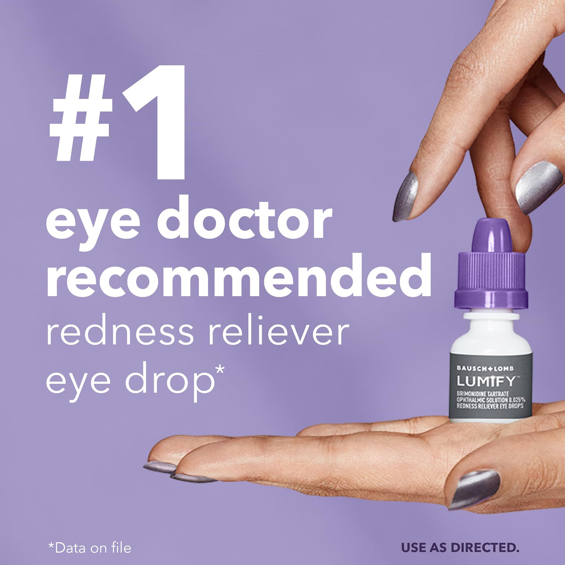 LUMIFY Eye Drops for Red Eyes, Redness Reliever for Brighter Looking Eyes, Works in 1 Minute & Lasts Up to 8 Hours, Eye Drops, 0.17 Fl Oz (5 mL) - dailyvitalstore