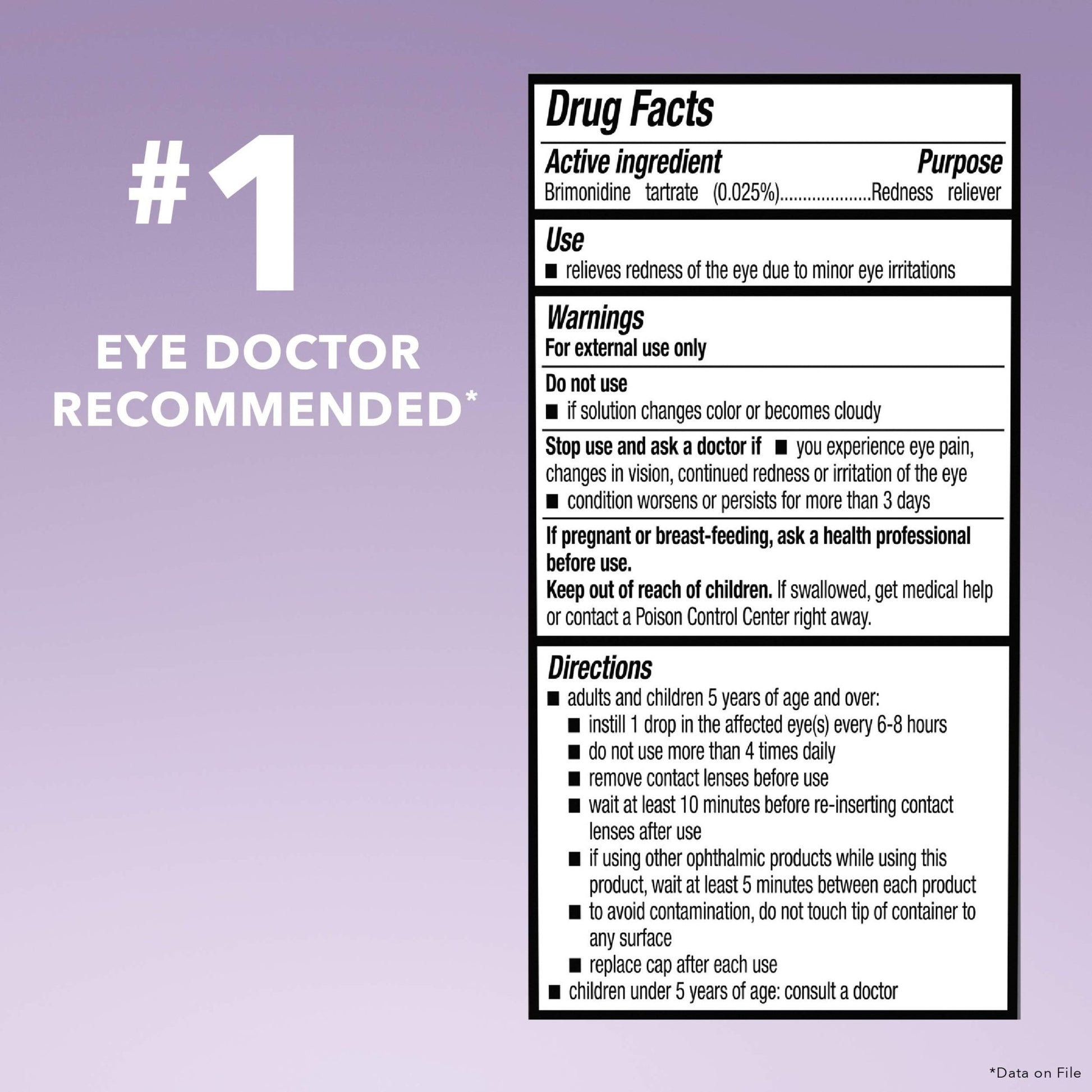 LUMIFY Eye Drops for Red Eyes, Redness Reliever for Brighter Looking Eyes, Works in 1 Minute & Lasts Up to 8 Hours, Eye Drops, 0.25 Fl Oz (7.5mL) - dailyvitalstore