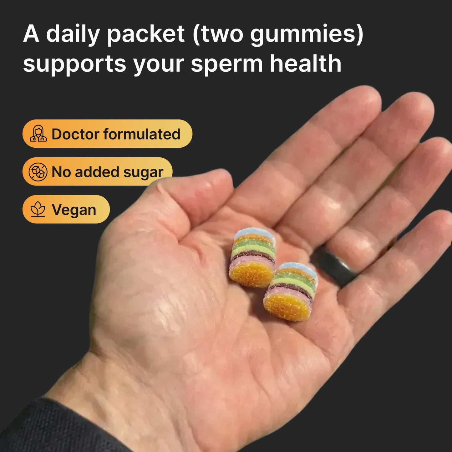 Luminary Vitamins Create for Men | IVF-Doctor Formulated Male Fertility Gummies | 300 mg CoQ10, 900 mg L-Carnitine, 10 mg Lycopene | Supports Sperm Health | Vegan & No Added Sugar (28 Day Supply) - dailyvitalstore