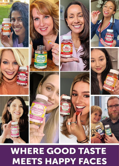 Lunakai USA Made 50 Plus Women's Multivitamin Gummies - Delicious Formula Enhanced with Essential Vitamins & Minerals for Health & Vitality - 60ct - dailyvitalstore