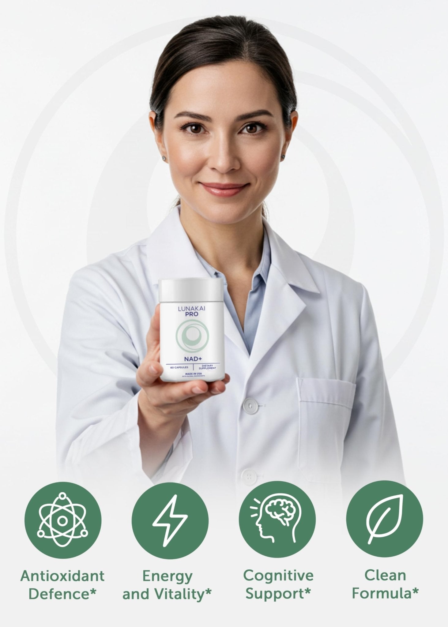 Lunakai USA Made Dual-Pathway NAD+ Formula with NR & Resveratrol – Natural NAD Supplement for Women & Men – Healthy Aging 7 - dailyvitalstore