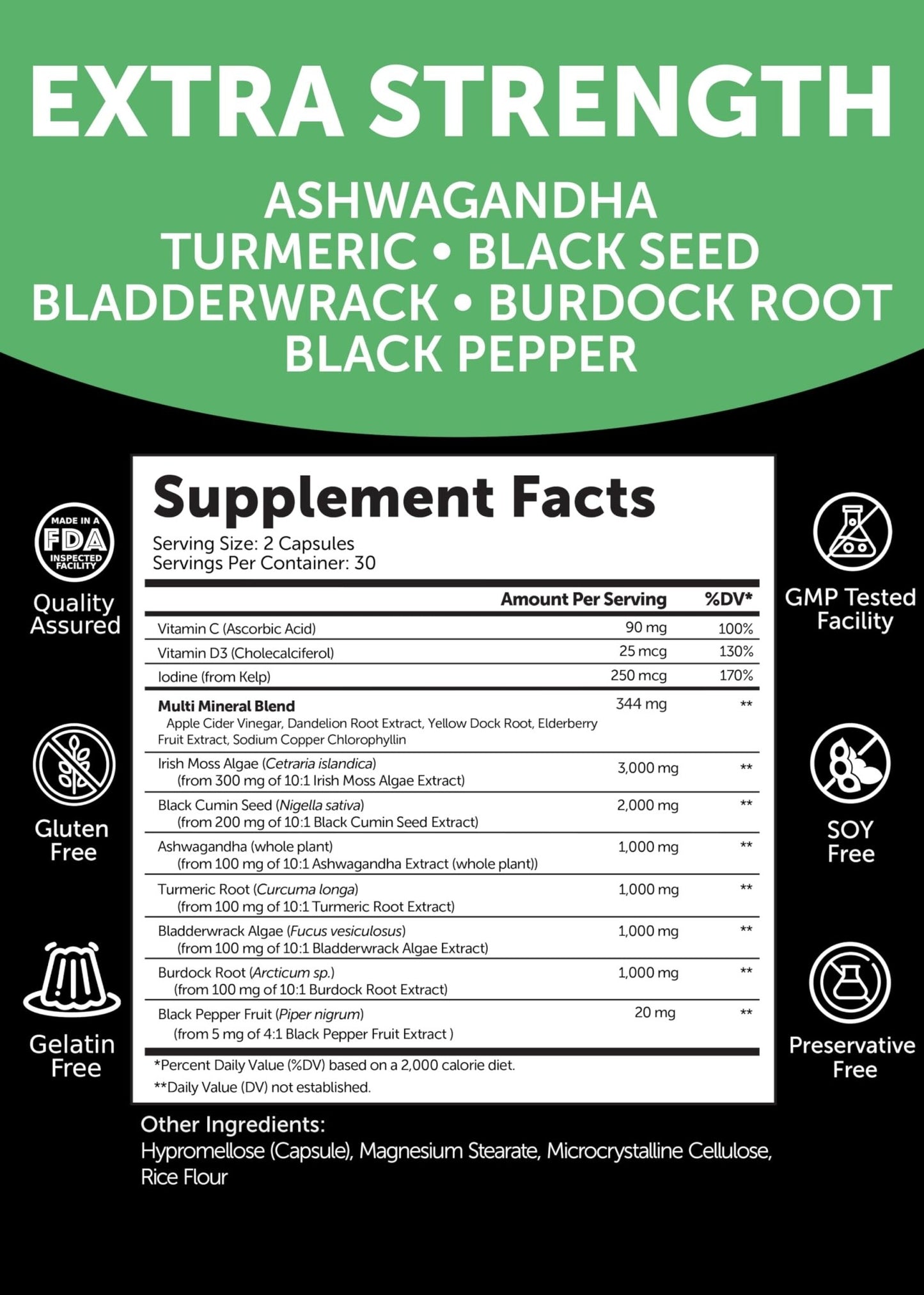 Lunakai USA Made Moringa & Sea Moss Capsules Bundle – 6-in-1 & 16-in-1 Advanced Blends – 60 Non-GMO Veggie Capsules Each - dailyvitalstore