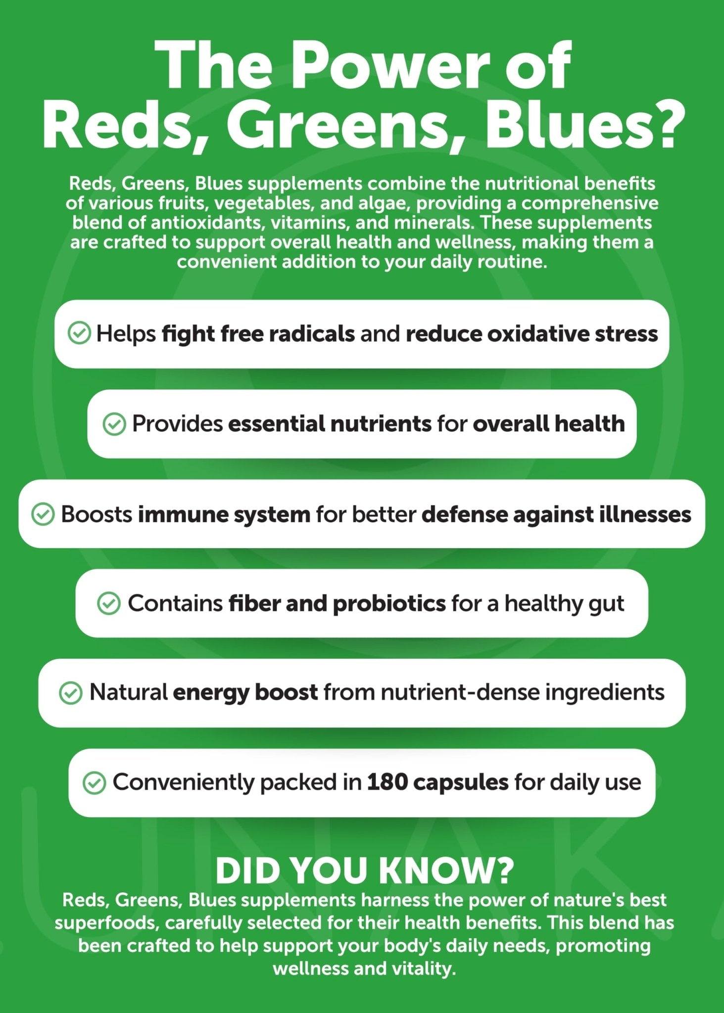 Lunakai USA Made Superfood Fruits & Veggies Supplement - All-in-One with 4 Blends & Scented Capsules, 180ct Super Veggie Capsules for Adults - dailyvitalstore