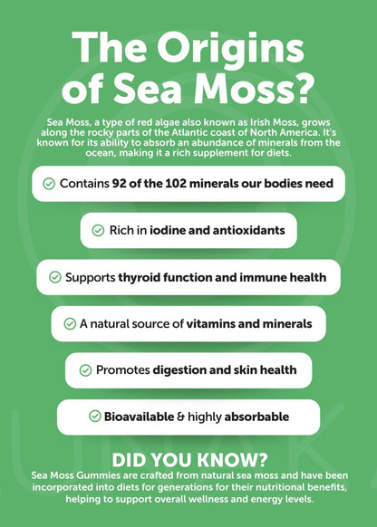 Lunakai USA Made Superfood Fruits & Veggies Supplement & Irish Sea Moss Bundle with 4 Blends, Black Seed Oil & Ashwagandha for Immune & Wellness Support - dailyvitalstore