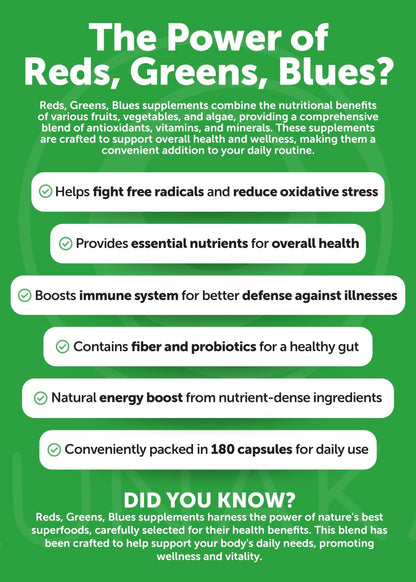 Lunakai USA Made Superfood Fruits & Veggies Supplement & Irish Sea Moss Bundle with 4 Blends, Black Seed Oil & Ashwagandha for Immune & Wellness Support - dailyvitalstore