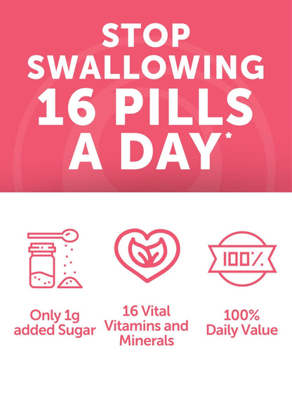Lunakai USA Made Womens Multivitamin Gummies – Delicious Daily 16 Multi Vitamins for Women – Wellness, Energy & Essential Health Support, 60ct - dailyvitalstore
