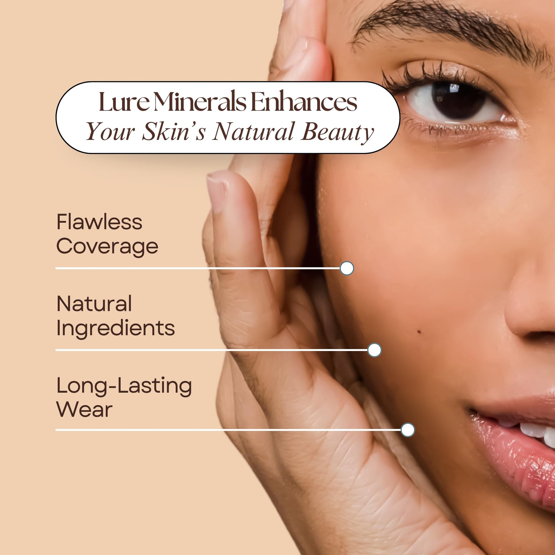 Lure Minerals Bronze warmth All over Face Bronzer (Compare to Bare Minerals) (Warmth) Large 1.oz Jar - dailyvitalstore