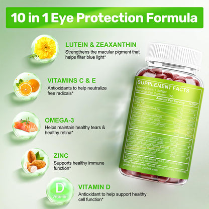 Lutein and Zeaxanthin Supplements, Eye Vitamin & Mineral Supplement, Multivitamin for Vision & Ocular Health with Omega-3, Protect and Enhance Your Eye - dailyvitalstore