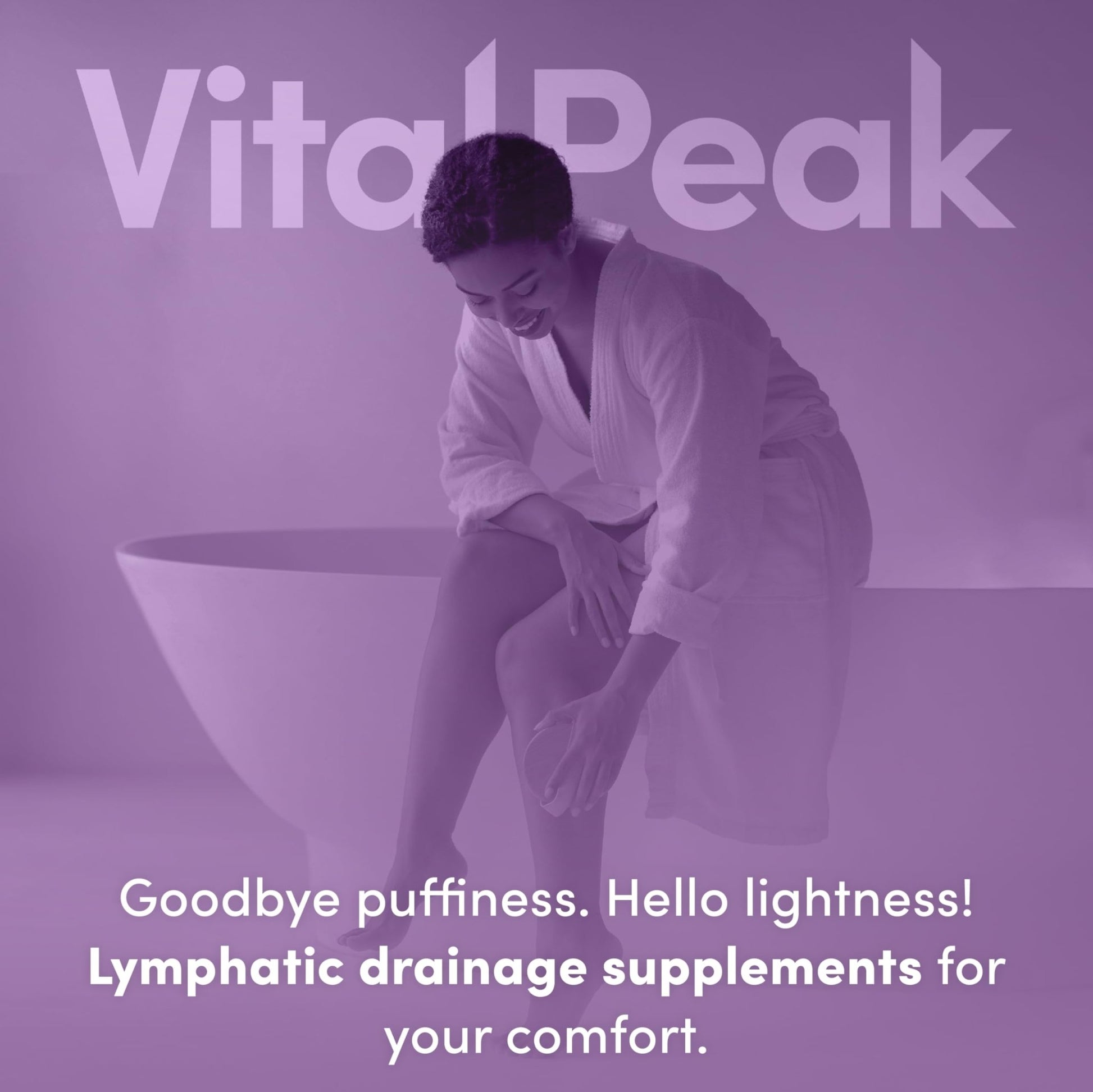 Lymph Peak - Lymphatic Drainage Supplements - Lymph System Support - with Burdock Root, Echinacea Extract, Bromelain, Dandelion Extract & More - Vegan, Non GMO, Gluten Free - 60 Capsules - dailyvitalstore