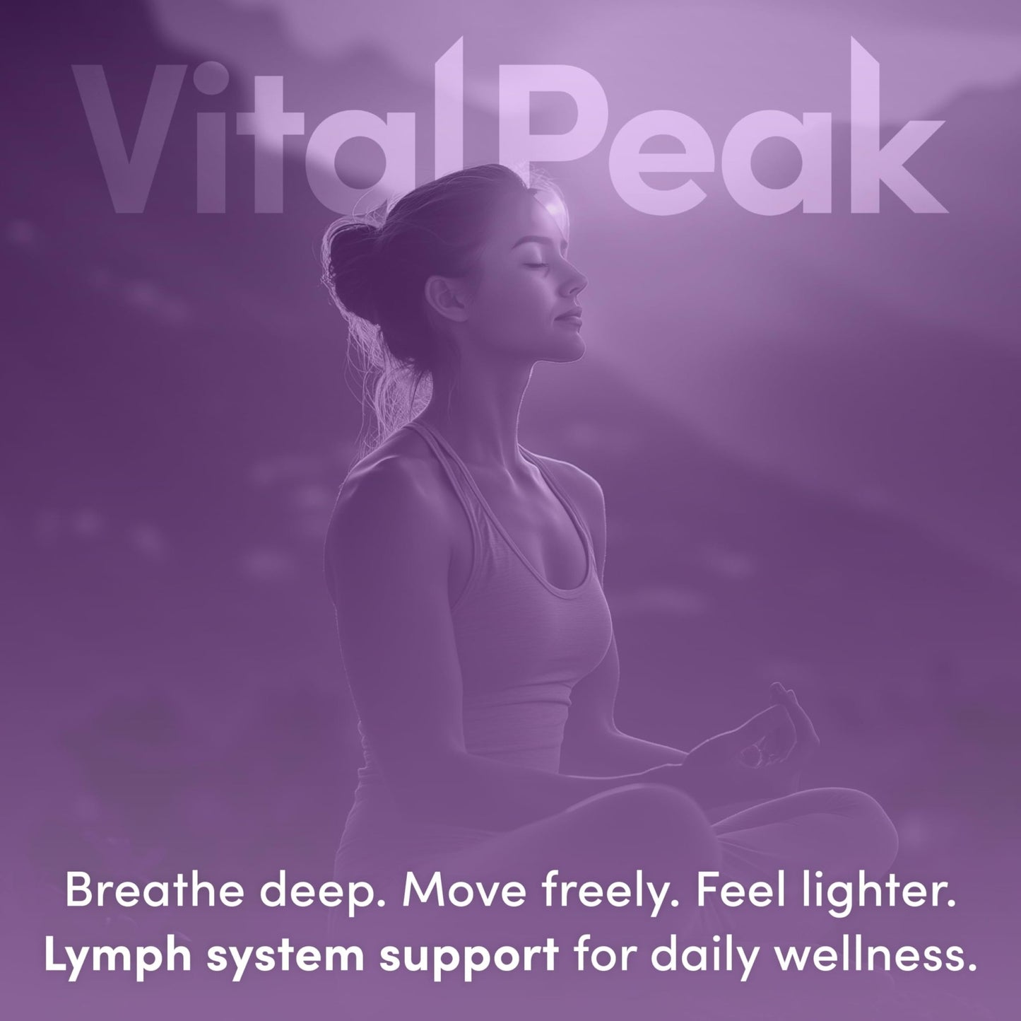 Lymph Peak - Lymphatic Drainage Supplements - Lymph System Support - with Burdock Root, Echinacea Extract, Bromelain, Dandelion Extract & More - Vegan, Non GMO, Gluten Free - 60 Capsules - dailyvitalstore