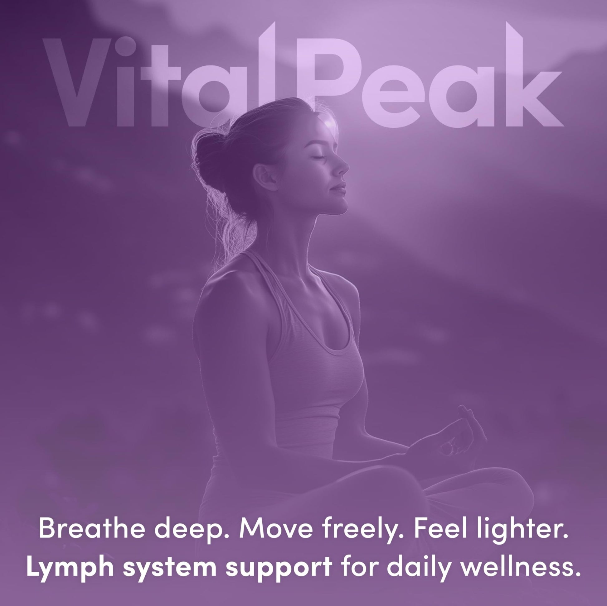Lymph Peak - Lymphatic Drainage Supplements - Lymph System Support - with Burdock Root, Echinacea Extract, Bromelain, Dandelion Extract & More - Vegan, Non GMO, Gluten Free - 60 Capsules - dailyvitalstore