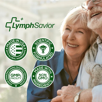 Lymph Savior - Plant-Based Lymphatic Support Supplement with Red Clover, Horse Chestnut & Burdock Root for Fluid Balance & Daily Wellness - Non-GMO, Made in USA - 30-Day Supply, 1 Bottle - dailyvitalstore