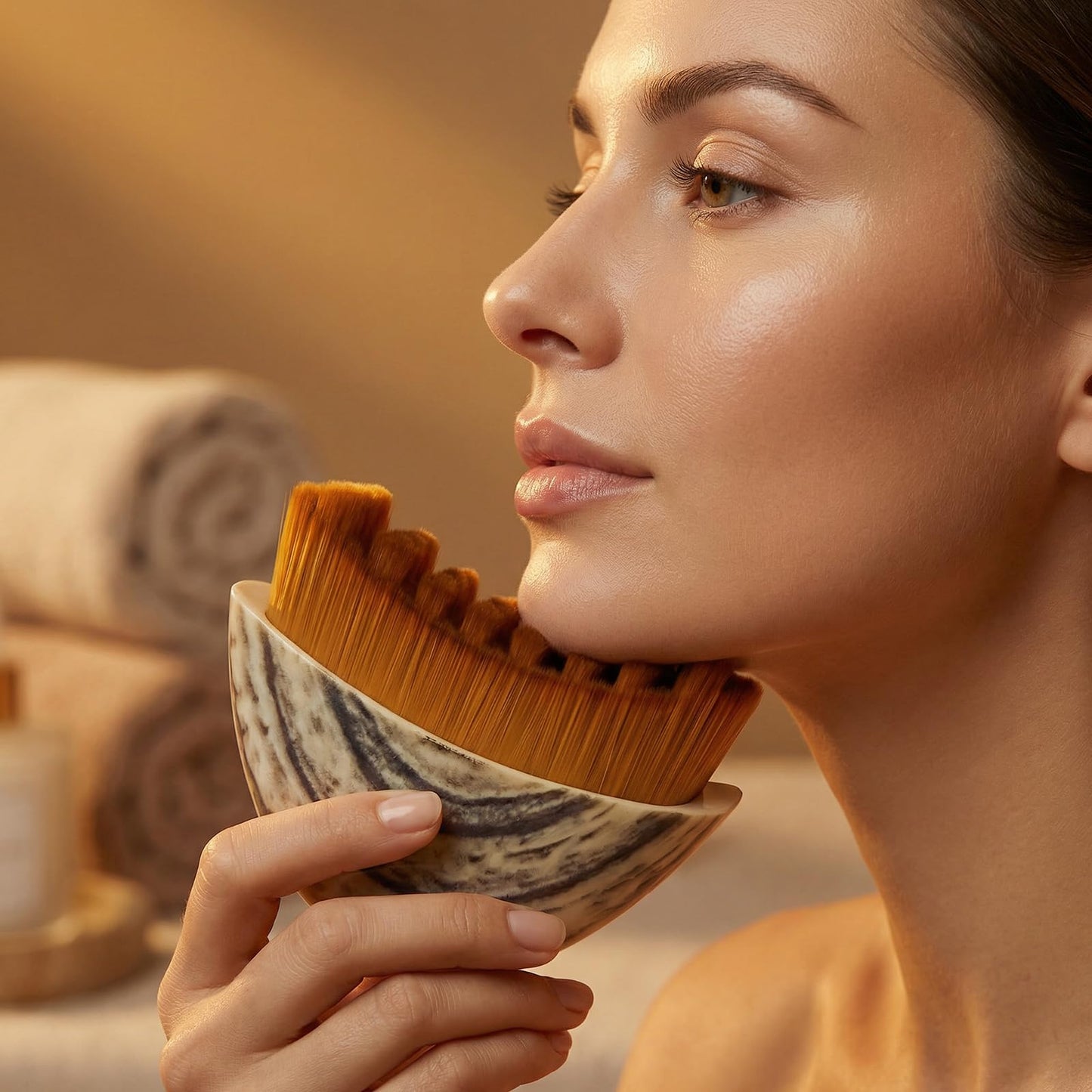 Lymphatic Contour Face Brush,1PCS Lymphatic Face Brush-Ultimate Lymphatic Drainage Tool for a Refreshed Complexion, Lymphatic Brush-Facial Tension Relief and Daily Skin Care (Gray Box) - dailyvitalstore