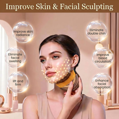 Lymphatic Contour Face Brush,Lymphatic Face Brush,Lymphatic Drainage Brush,Dry Brush,Neck,Chin & Face Sculpting,Anti-Puffiness,Gua Sha & Improves Skin Glow,Skin Care Massage Tools. (2PC) - dailyvitalstore