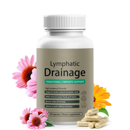 Lymphatic Drainage Capsules | Lymphatic Support Supplement for Women | Anti Cellulite, Water Retention & Bloating Relief | with Dandelion, Cleavers & Echinacea | Non-GMO, Gluten Free | 60 Count - dailyvitalstore