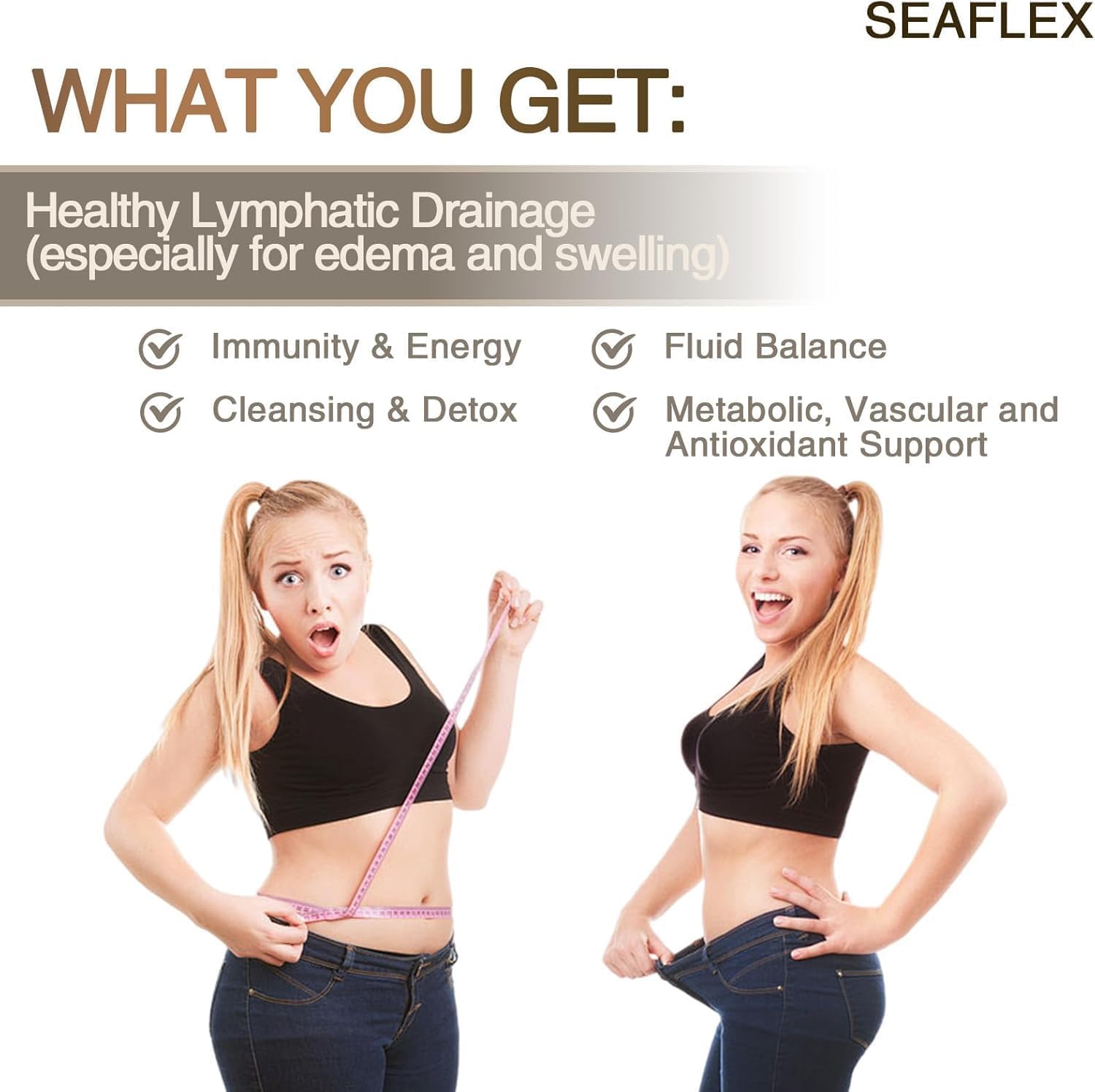 Lymphatic Drainage Capsules Natural Herbal Supplement for Fluid Balance & Immune Health, with Echinacea, Dandelion, and Burdock 60 Capsules - dailyvitalstore