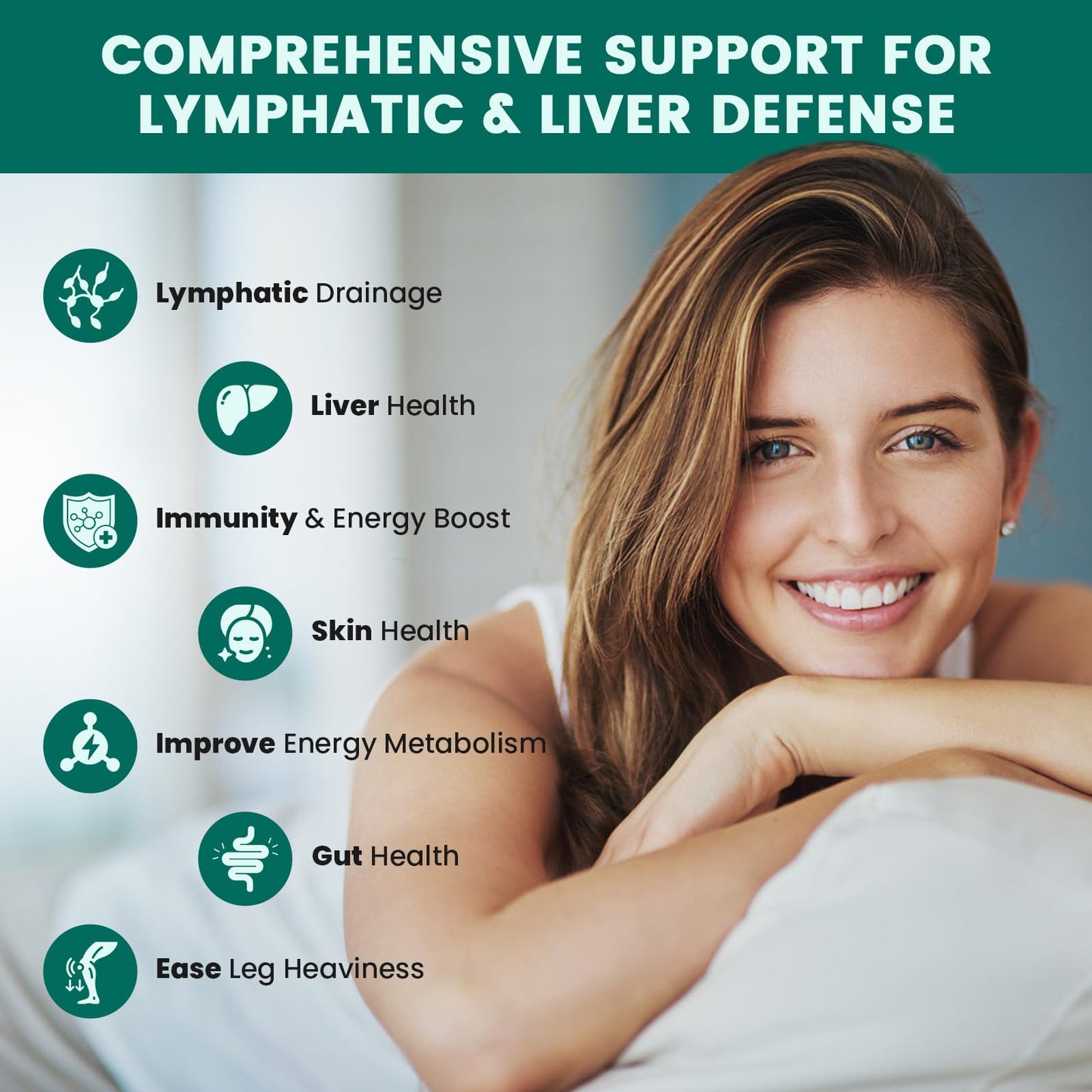 Lymphatic Drainage Drops - 11 in 1 Lymphatic Supplement for Immune, Lymph System & Liver Detox - with Echinacea, Horse Chestnut, Dandelion, Elderberry & Burdock - Raspberry Flavor, Vegan, 2 Fl Oz - dailyvitalstore
