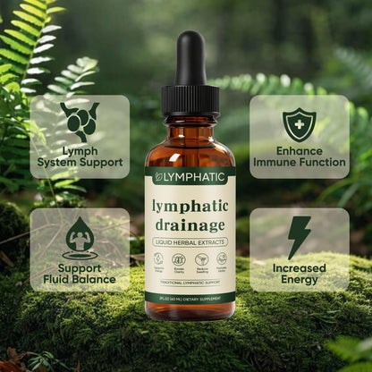 Lymphatic Drainage Drops, Lymphatic System Support, Immune System, Natural Herbal Blends, Vegan & Non-GMO (1) - dailyvitalstore