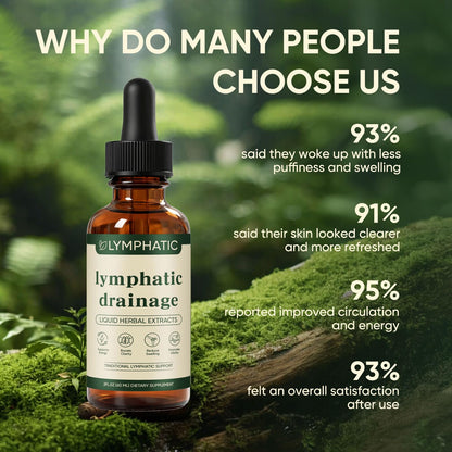 Lymphatic Drainage Drops, Lymphatic System Support, Immune System, Natural Herbal Blends, Vegan & Non-GMO (1) - dailyvitalstore
