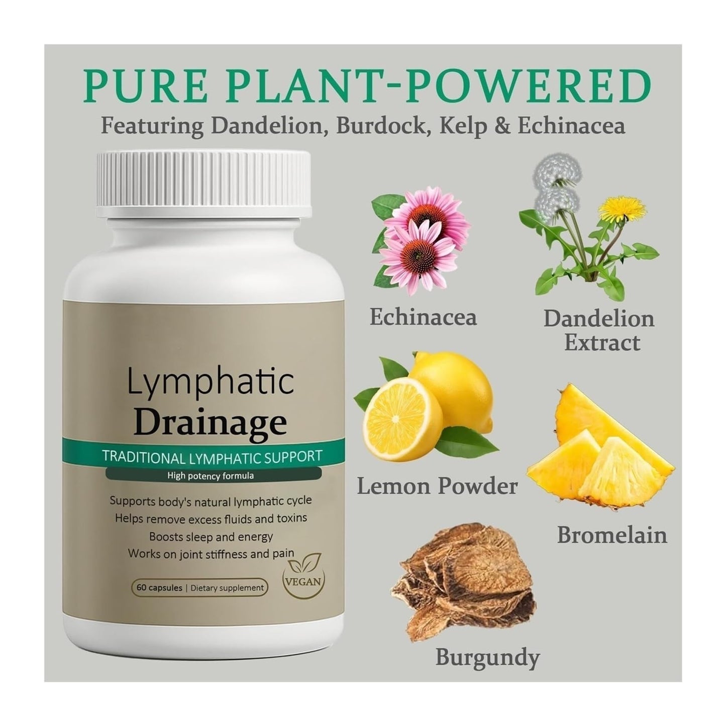 Lymphatic Drainage Natural Herbal Blend - dailyvitalstore