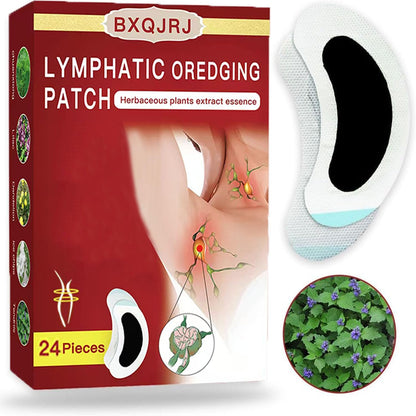 Lymphatic Drainage Patch,Herbal Lymph Nodes Patch,Herbal Lymphatic Drainage Care Patch,Lymphatic Drainage Patches,Lymph Nodes Patch, Lymphatic Massage（24PCS） - dailyvitalstore