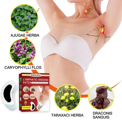 Lymphatic Drainage Patch,Herbal Lymph Nodes Patch,Herbal Lymphatic Drainage Care Patch,Lymphatic Drainage Patches,Lymph Nodes Patch, Lymphatic Massage（24PCS） - dailyvitalstore