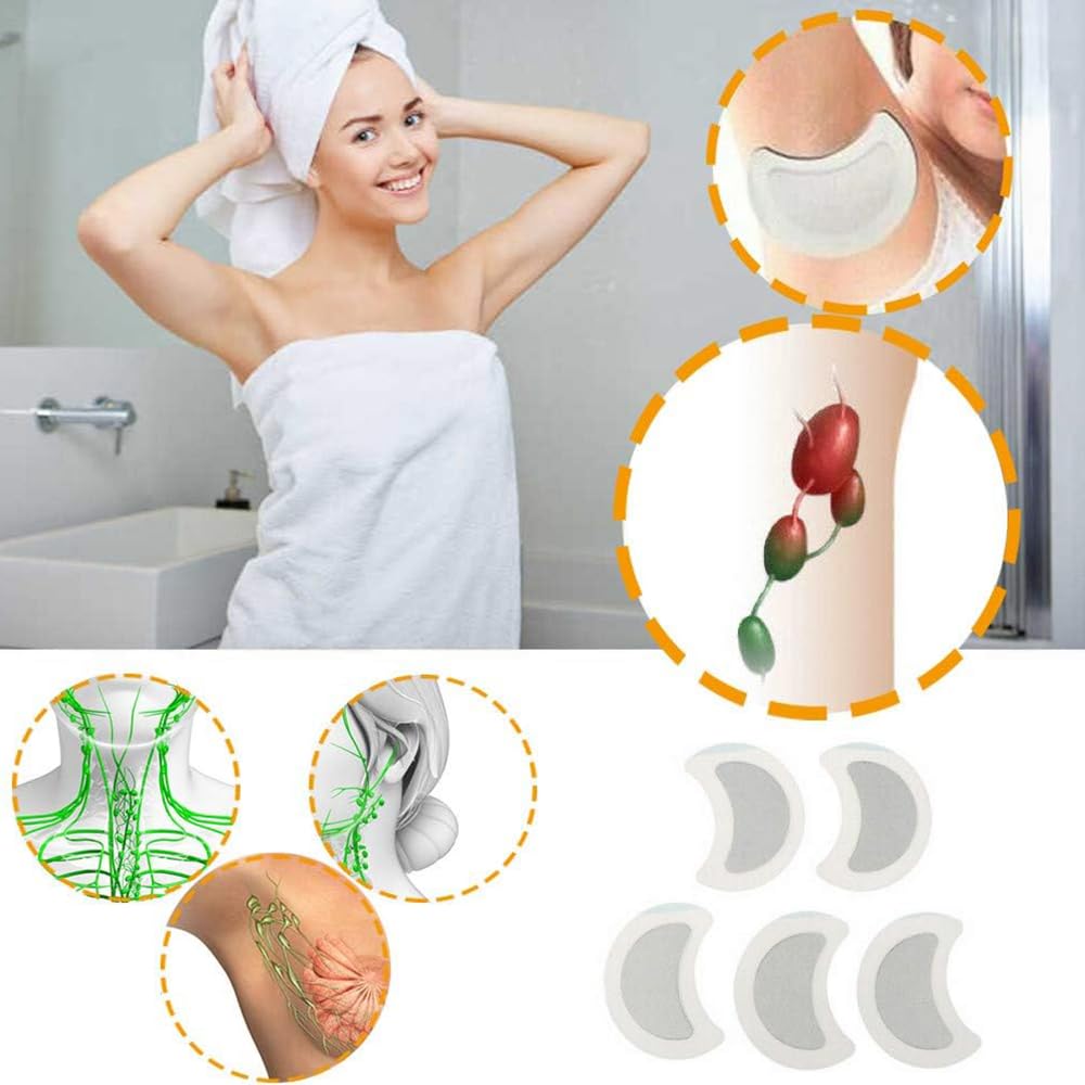 Lymphatic Drainage Patch,Herbal Lymph Nodes Patch,Herbal Lymphatic Drainage Care Patch,Lymphatic Drainage Patches,Lymph Nodes Patch, Lymphatic Massage（24PCS） - dailyvitalstore