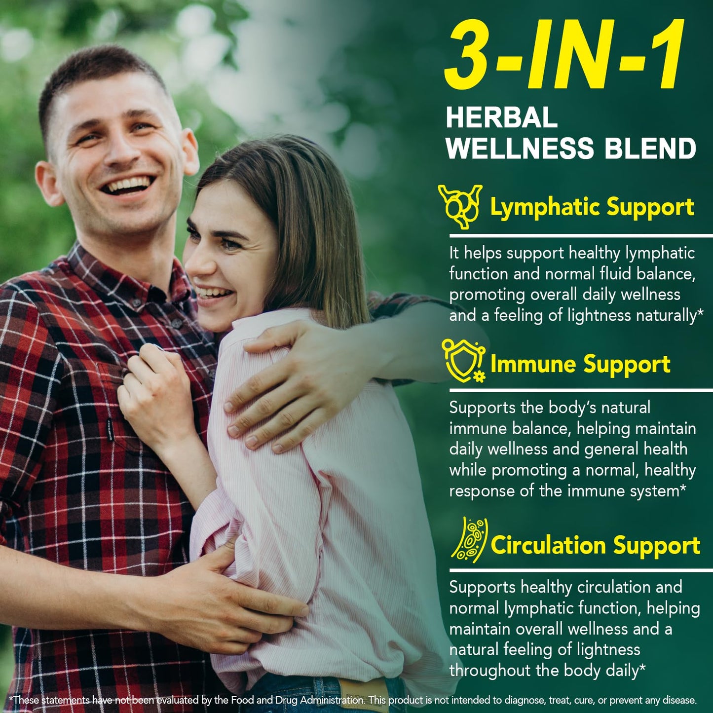 Lymphatic Drainage Supplement – 4,275 mg 21-in-1 Botanical Complex, Echinacea, Burdock Root, Red Clover, Elderberry & Dandelion, Supports Natural Detox & Healthy Circulation, 240 Softgels - dailyvitalstore