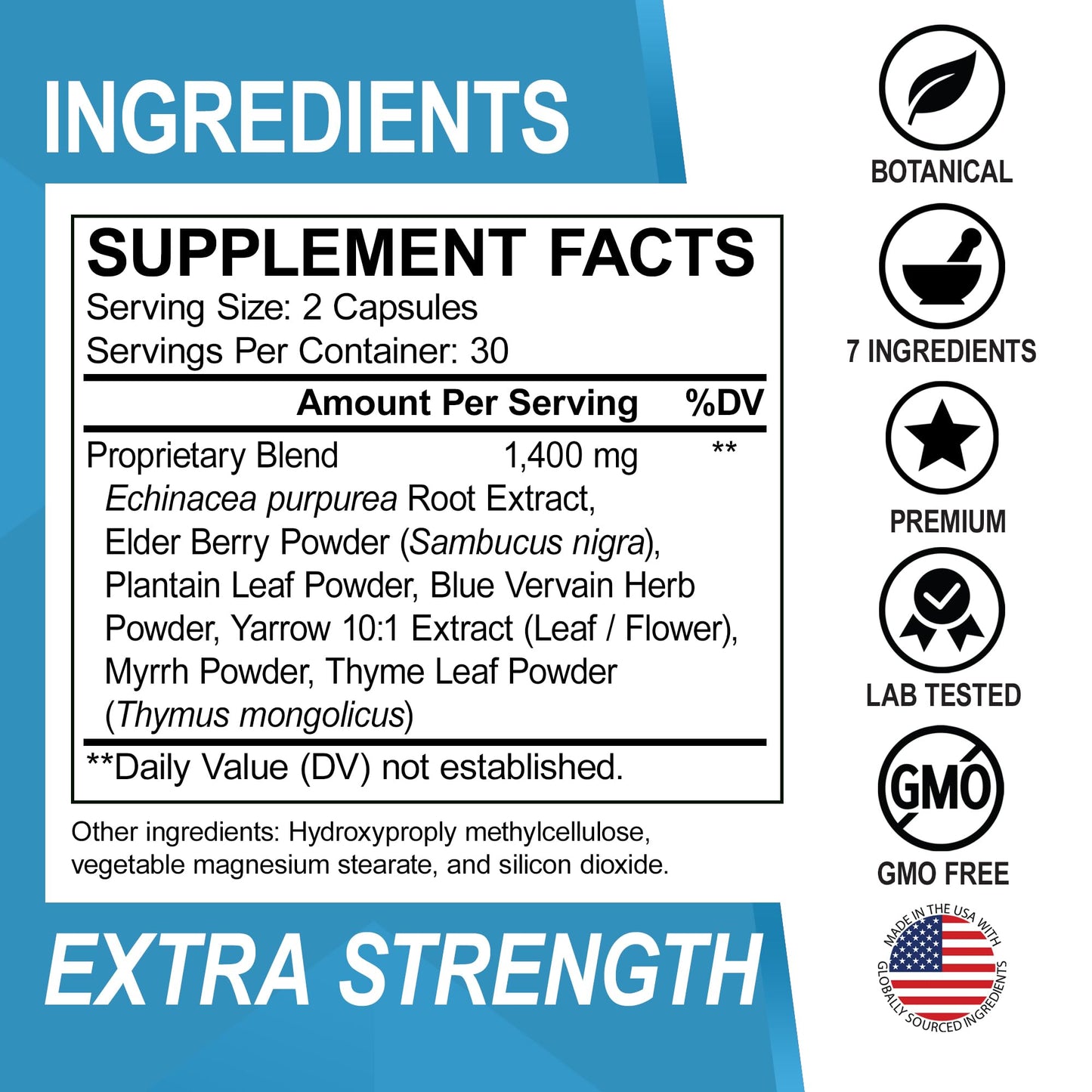 Lymphatic Drainage Supplements Pills - Lymphatic Support Total Herbal Cleanse Products with Echinacea Lymph System Support Supplement for Nodes Legs & Neck - Lymph Node Detox Cleanse System Drainage - dailyvitalstore