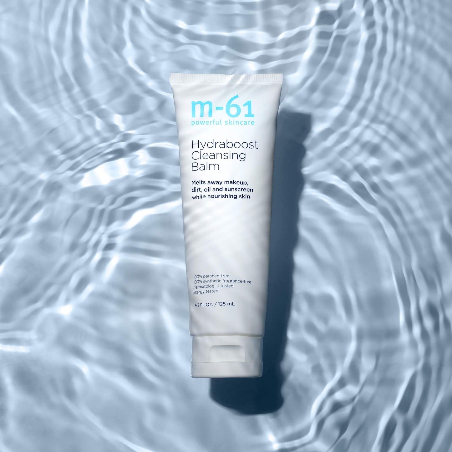 m-61 Hydraboost Cleansing Balm | Makeup Removing Cleanser Balm Melts Away Dirt, Oil, and Sunscreen | Fragrance Free | Derm & Allergy Tested | Made in USA | 4.2 Fl Oz - dailyvitalstore