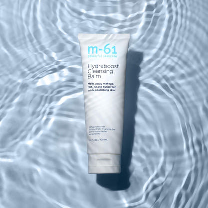 m-61 Hydraboost Cleansing Balm | Makeup Removing Cleanser Balm Melts Away Dirt, Oil, and Sunscreen | Fragrance Free | Derm & Allergy Tested | Made in USA | 4.2 Fl Oz - dailyvitalstore