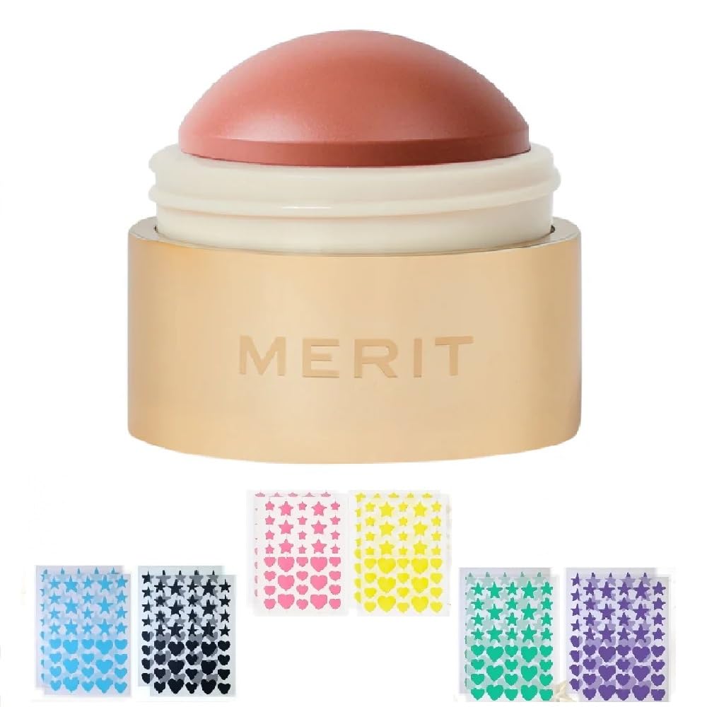 M Flush Balm Cream Blush (0.31oz) (Beverly Hills - soft peach) + Bonus Acne Patch (36 Pieces) - dailyvitalstore