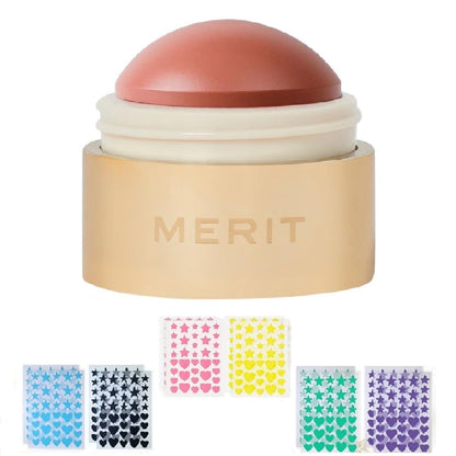 M Flush Balm Cream Blush (0.31oz) (Beverly Hills - soft peach) + Bonus Acne Patch (36 Pieces) - dailyvitalstore