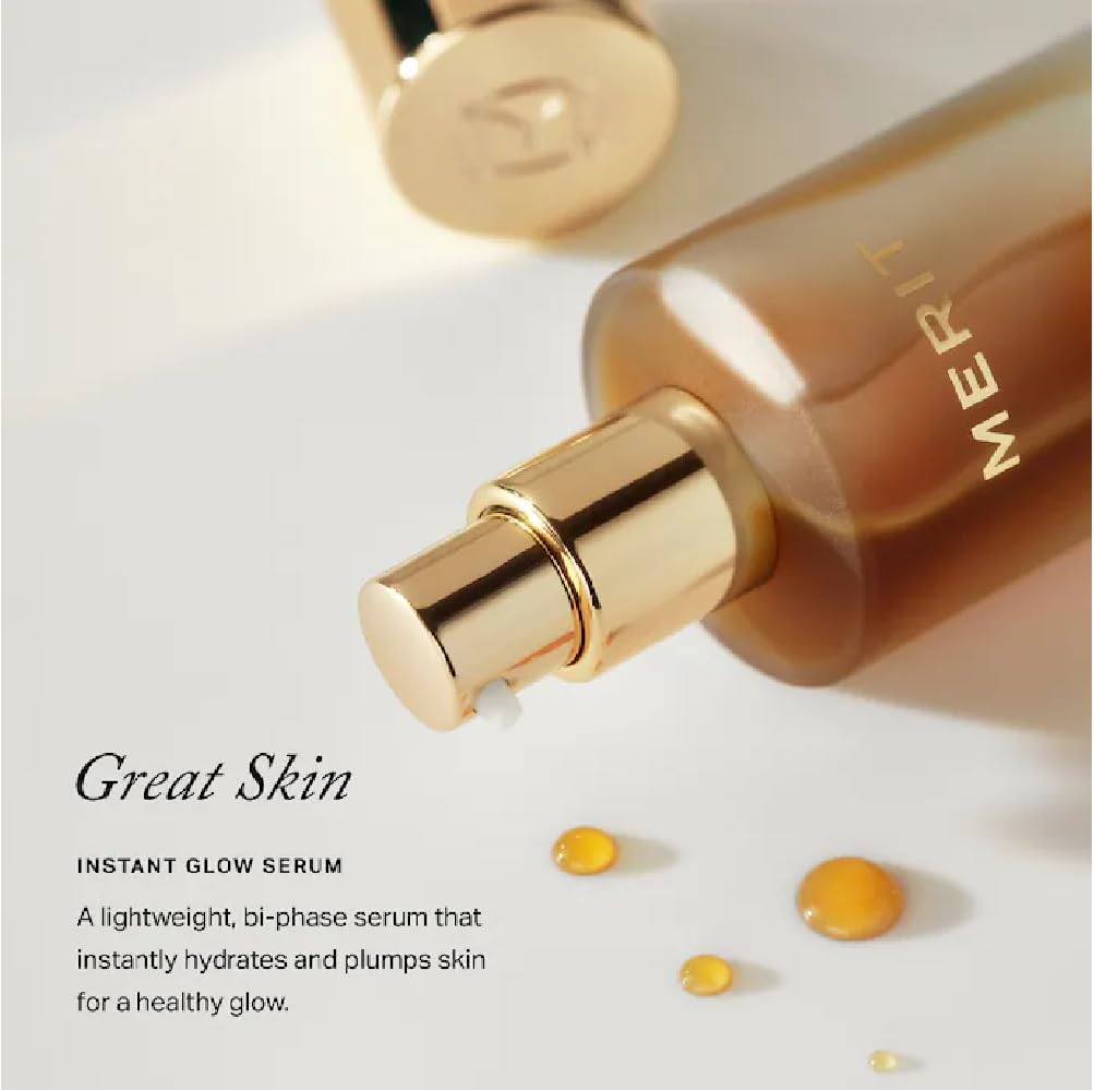 M Great Skin Instant Glow Serum with Niacinamide and Hyaluronic Acid (1.69 oz / 50 ml) + Bonus Acne Patch (36 Pieces) Tea Tree Oil Facial Water Gel - dailyvitalstore