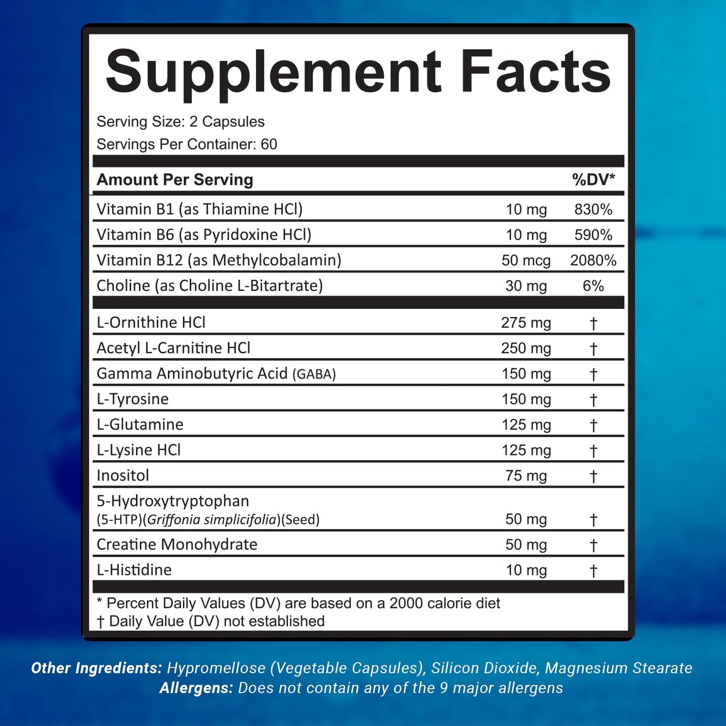 M PAIN MANAGEMENT TECHNOLOGIES Nerve Support Supplement - Nitric Oxide/L-Arginine - Feet Hand Legs Toe Maximum Strength Nerve Support Formula 120 Caps - dailyvitalstore