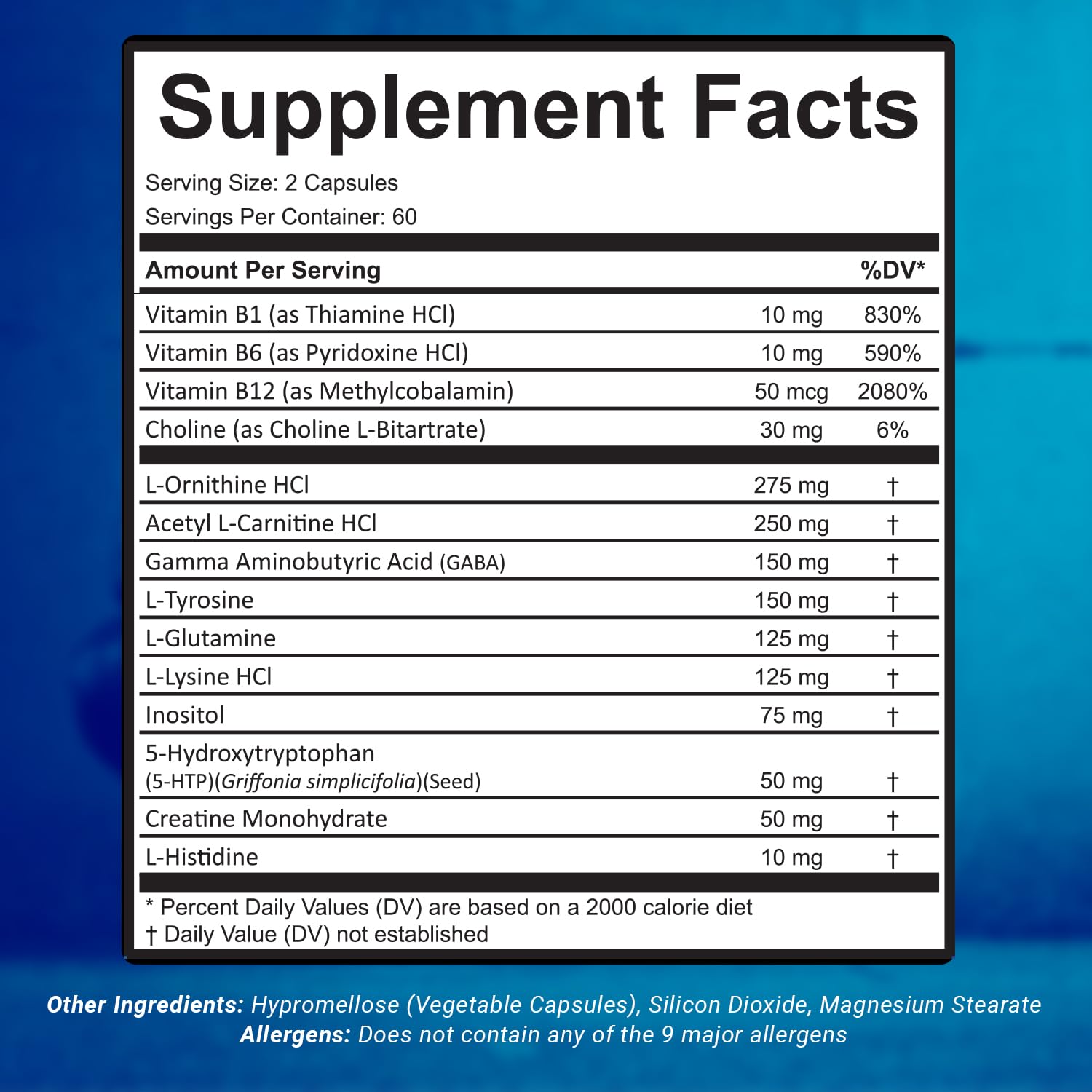 M PAIN MANAGEMENT TECHNOLOGIES Nerve Support Supplement - Nitric Oxide/L-Arginine - Feet Hand Legs Toe Maximum Strength Nerve Support Formula 120 Caps - dailyvitalstore