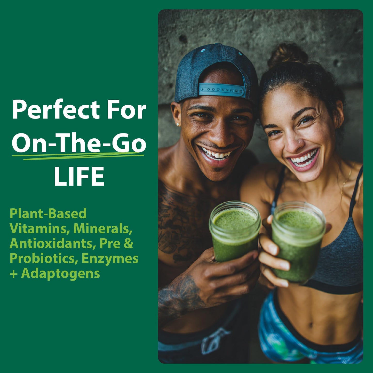MacroLife Naturals Macro Greens Superfood Powder – 38 Superfoods with Probiotics, Digestive Enzymes & Adaptogens | Non GMO, Vegan, Gluten Free | 18B CFU | 10 oz (30 Servings) - dailyvitalstore
