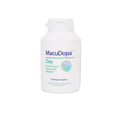 Macudopa Day Capsules 700mg Proprietary Blend, 63% HPLC standardised Levodopa. 120 Veggie Capsules - dailyvitalstore