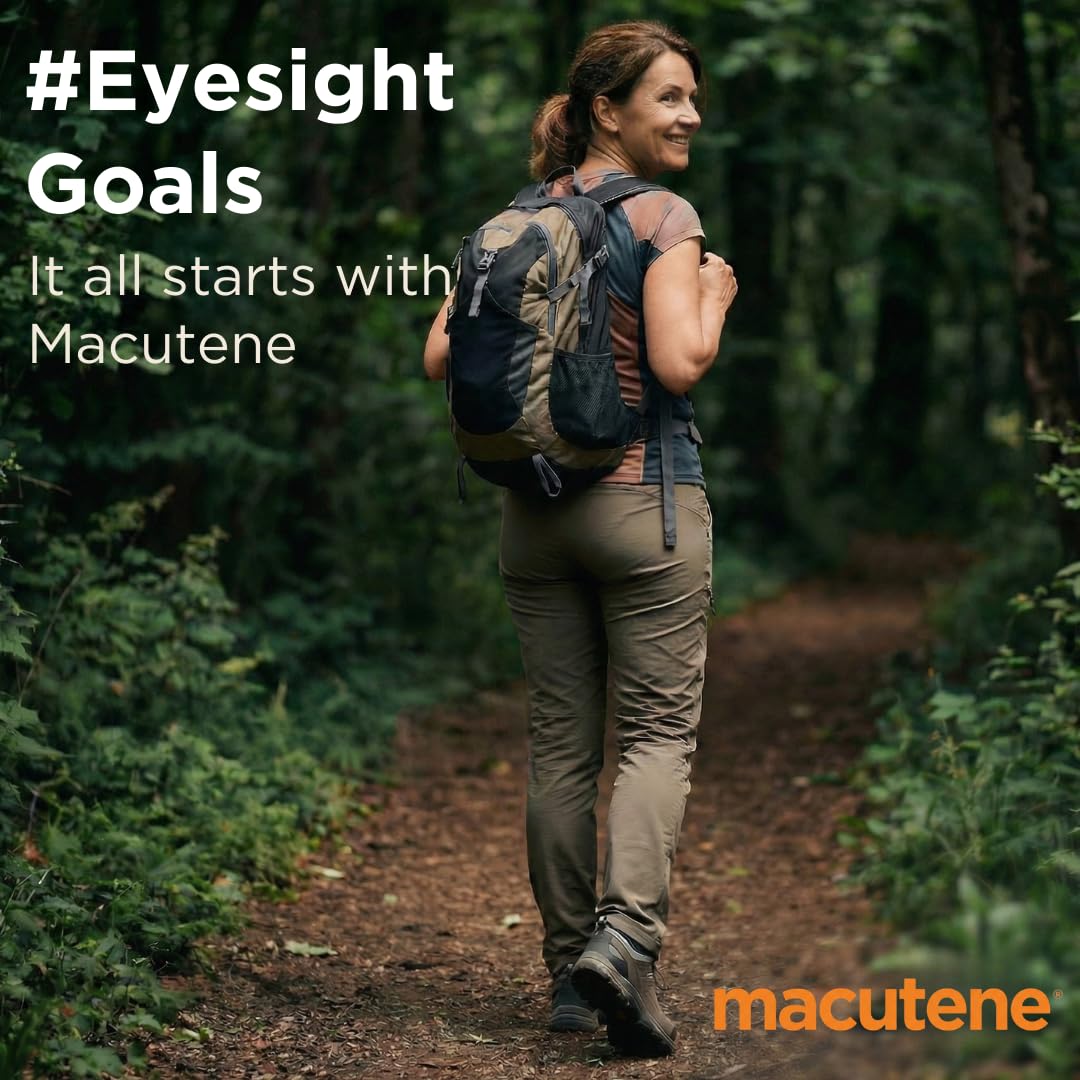 Macutene Protect Eye Vitamins for Macular Support Areds 2 with Lutein and Zeaxanthin Supplements (25mg/5mg) – Doctor Formulated Bilberry Supplement for Eyes, Lab Tested, Vegan (60 Capsules) - dailyvitalstore
