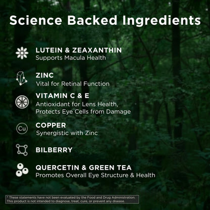 Macutene Protect Eye Vitamins for Macular Support Areds 2 with Lutein and Zeaxanthin Supplements (25mg/5mg) – Doctor Formulated Bilberry Supplement for Eyes, Lab Tested, Vegan (60 Capsules) - dailyvitalstore