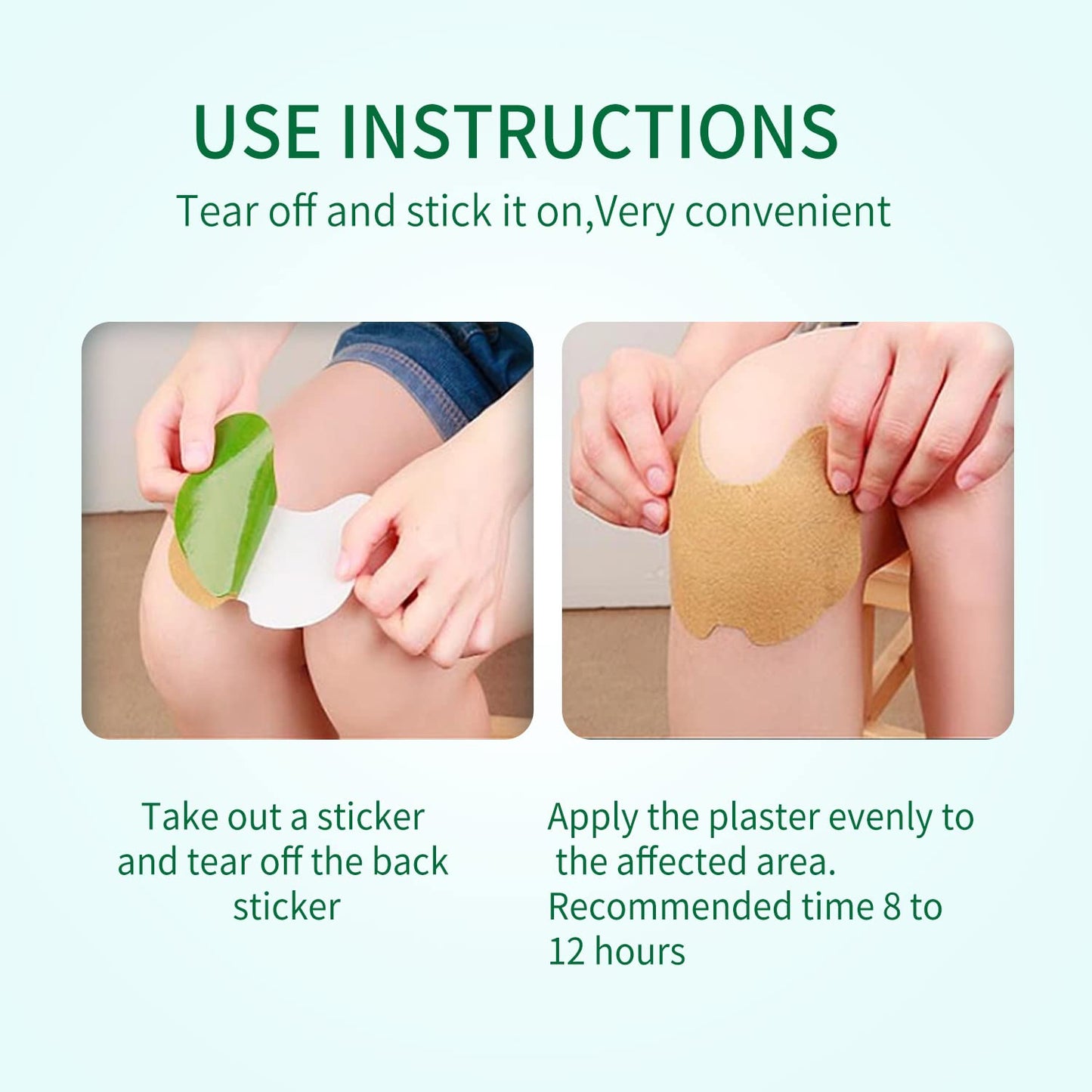 Maengve Herbal Knee Patch – 48 Pcs Self-Heating Pads for Joint Ease & Muscle Relaxation – 12-Hour Heat Pad for Knee Relief, Pain Support & Comfort - dailyvitalstore
