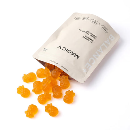 Magic V Care – Premium Feminine Balance Gummies – Women’s Wellness & pH Support – Vaginal Health, Immunity & Hormonal Balance – Vegan, Gluten-Free – Tropical Pineapple – 90 Gummies – 45 Servings - dailyvitalstore