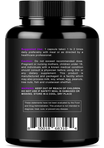 Magnesium Citrate & Oxide 500mg Complex Supplement - High Absorption Maximum Strength - Helps Support Bone Density and Strength, Muscles, Energy and Sleep - 120 Vegan Capsules - dailyvitalstore