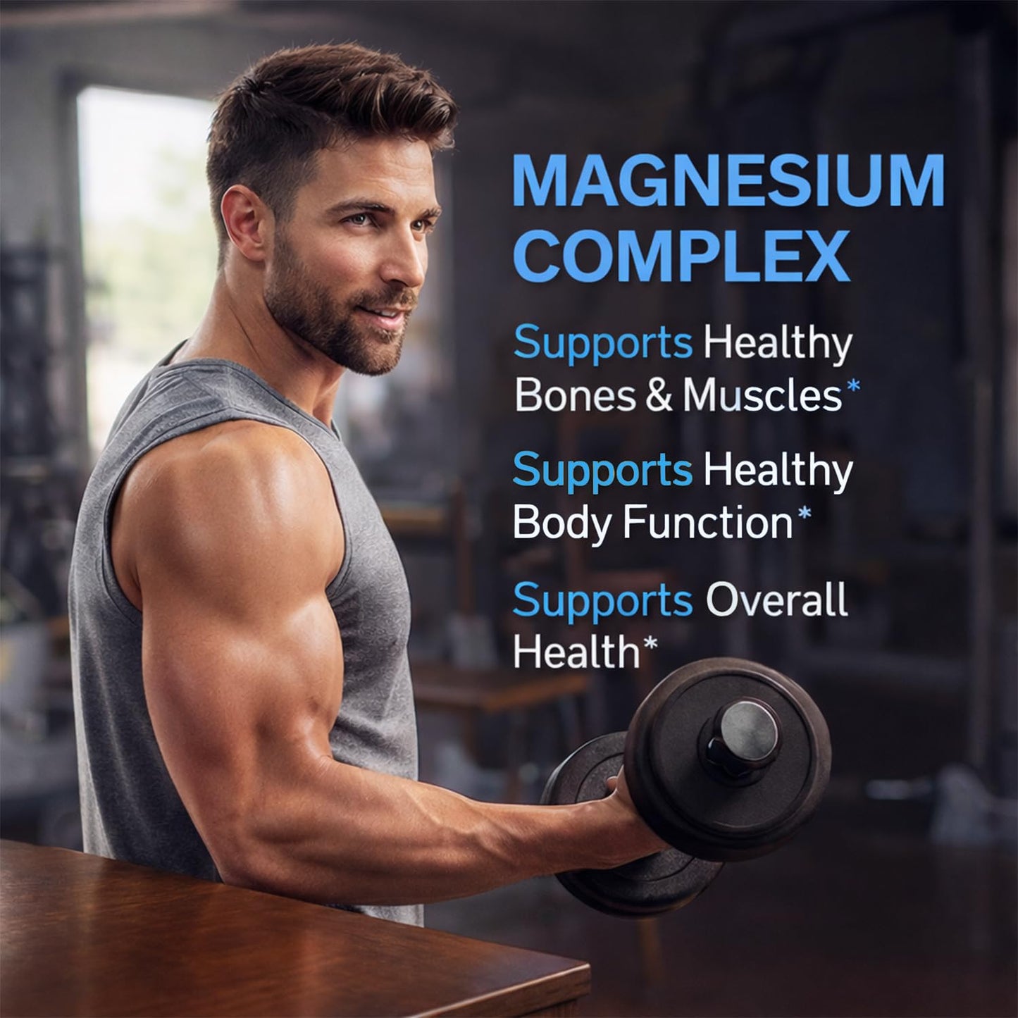 Magnesium Complex for Women & Men 1000mg — 7-in-1 Magnesium (Glycinate, Citrate & Malate) for Sleep Support, Stress Relief, Muscle Recovery — Vegan, 60 Capsules - dailyvitalstore