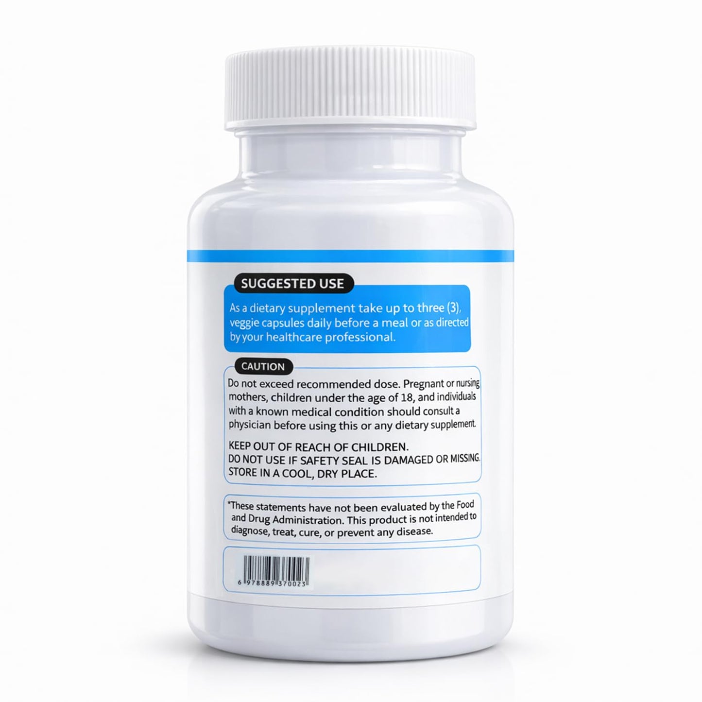 Magnesium Complex for Women & Men 1000mg — 7-in-1 Magnesium (Glycinate, Citrate & Malate) for Sleep Support, Stress Relief, Muscle Recovery — Vegan, 60 Capsules - dailyvitalstore
