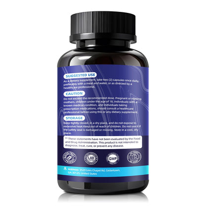 Magnesium Complex for Women Men 1350mg 15 in 1 Pure Magnesium Supplement, with High Absorption Chelated Magnesium Glycinate Citrate Malate & More for Muscle, Heart, Sleep & Bone Support, Vegan 60 Days - dailyvitalstore